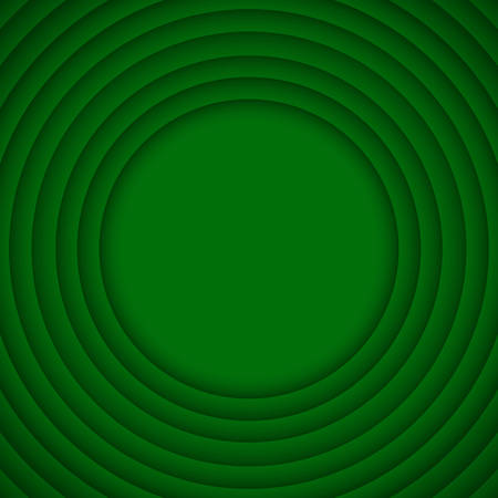 同心円の緑の要素の背景です イラスト 影から 10 円で背景 デザインと結婚します のイラスト素材 ベクタ Image