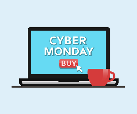 Cybermonday Stock Vector Illustration and Royalty Free Cybermonday Clipart