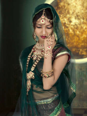 A Beautyful Indian Girl In Bride Casual Stock Photo 101423113 A Beautyful Indian Girl In Bride Casual Stock Photo 101423113