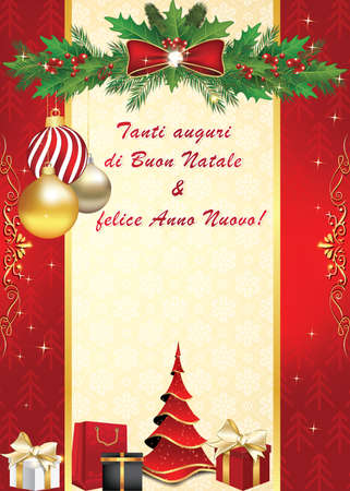 stock photo we wish you merry christmas and happy new year italian language tanti auguri di buon natale felice anno nuovo elegant greeting card for - Merry Christmas Italian stock photo we wish you merry christmas and happy new year italian language tanti auguri di buon natale felice anno nuovo elegant greeting card for - Merry Christmas Italian