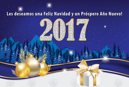 Wir Wunschen Ihnen Frohe Weihnachten Und Einen Guten Rutsch Ins Neue Jahr Portugiesisch Feliz Natal E Prospero Ano Novo Elegante Grusskarte Fur Den Winterurlaub Druckfarben Verwendet Lizenzfreie Fotos Bilder Und