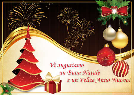 italian winter holiday greeting card merry christmas and happy new year italian language - Merry Christmas And Happy New Year In Italian italian winter holiday greeting card merry christmas and happy new year italian language - Merry Christmas And Happy New Year In Italian
