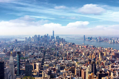 Manhattan air view