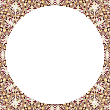 white background with collage decorative ornate pattern mosaic