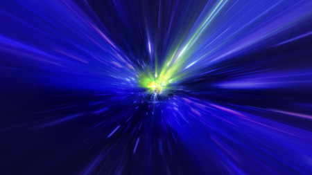 星間 タイムトラベル 宇宙でのハイパージャンプ ワームホールトンネルまたは抽象的なエネルギー渦を通って飛ぶ 特異点 重力波 時空概念 の写真素材 画像素材 Image