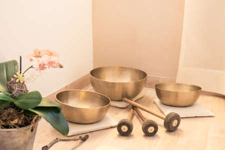 swinging singing bowl equipment wellness.