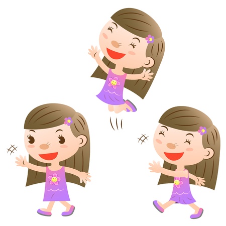 風船ベクトルイラストを持つ小さな女の子 のイラスト素材 ベクタ Image 風船ベクトルイラストを持つ小さな女の子 のイラスト素材 ベクタ Image