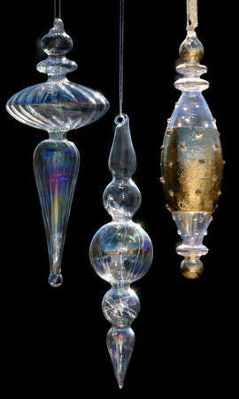 hand blown glass christmas ornaments with iridescence and gold leaf stock photo 19552531 - Blown Glass Christmas Ornaments hand blown glass christmas ornaments with iridescence and gold leaf stock photo 19552531 - Blown Glass Christmas Ornaments