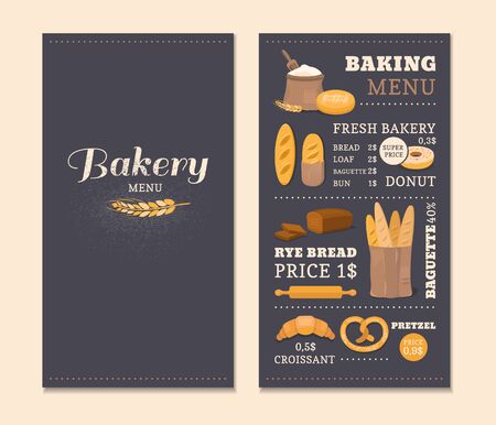product menu template