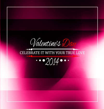 valentine s day template with stunning hearts and colors for
