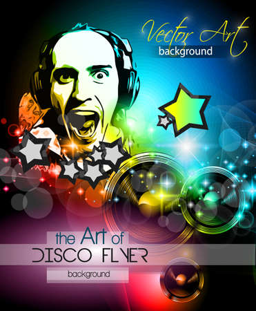 disco club flyer template for your music nights event ideal performance flyer