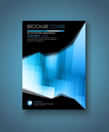 brochure template flyer design or depliant cover for business