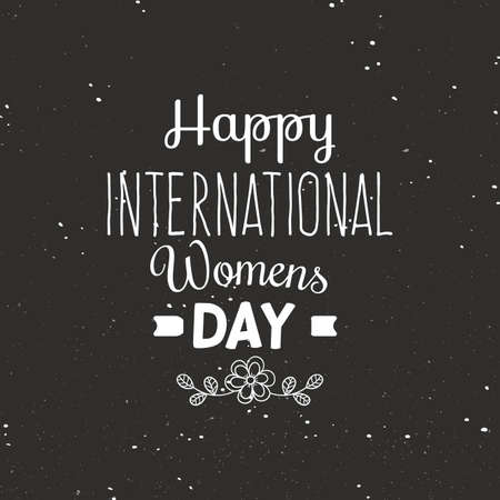 wallpaper International Women s Day: abstract happy women day label on a special background Hình minh hoạ