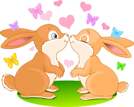 愛の 2 つのかわいいウサギのイラスト素材・ベクター Image 3992077 愛の 2 つのかわいいウサギのイラスト素材・ベクター Image 3992077