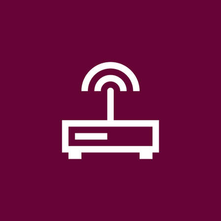 モデムアイコン シンプルなインターネットベクトルコンピュータのイラスト のイラスト素材 ベクタ Image