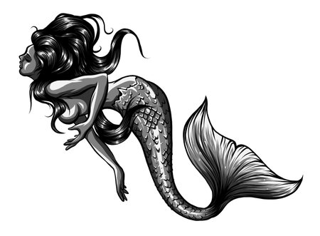 5 578 人魚のヴィンテージ のイラスト素材 ベクター 123rf