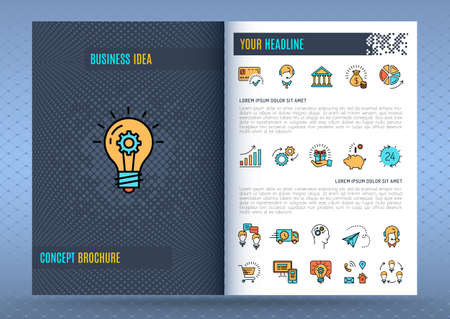 brochure design template business concept flyers covers catalog e flyers marketing