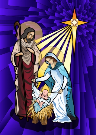 Illustration De La Sainte Famille De La Nativite La Naissance De Jesus A Cree Verre Teinte Clip Art Libres De Droits Vecteurs Et Illustration Image Illustration De La Sainte Famille De La Nativite La Naissance De Jesus A Cree Verre Teinte Clip Art Libres De Droits Vecteurs Et Illustration Image