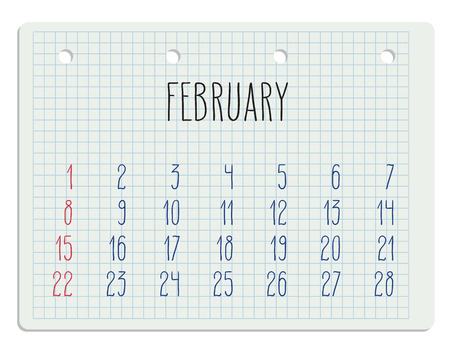 2018 elegante calendario cuadrado calendario del año 2018
