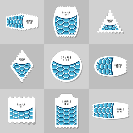fish scale template stock photos royalty free fish scale template