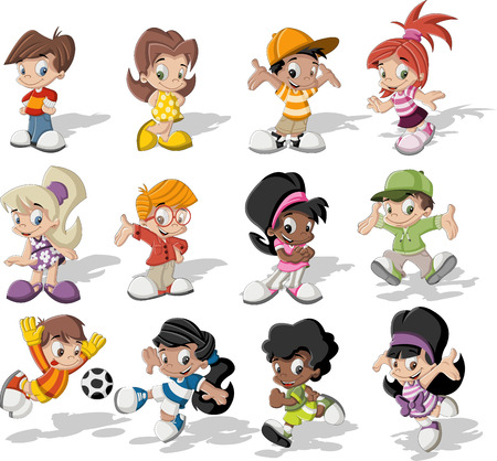 cartoon kids stock photos royalty free cartoon kids images