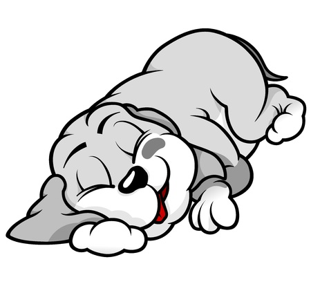 3159 Sleeping Dog Stock Vector Illustration And Royalty Free