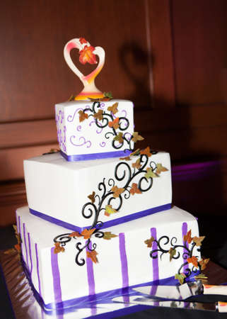 美しいウエディング ケーキ アメリカの結婚式の伝統では の写真素材 画像素材 Image