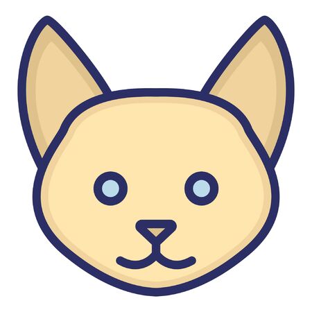 Rabbit isolated vector icon which can be easily modified or edited as you want Stock Photo