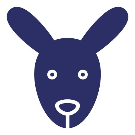 Hare isolated vector icon which can be easily modified or edited