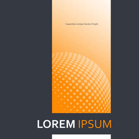 ベクター デザインの見出しページです 正方形サイズのカバー 年次報告書 チラシ ポスターのための使用をすることができます のイラスト素材 ベクタ Image