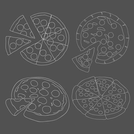 イタリアンピザイラスト のイラスト素材 ベクタ Image イタリアンピザイラスト のイラスト素材 ベクタ Image