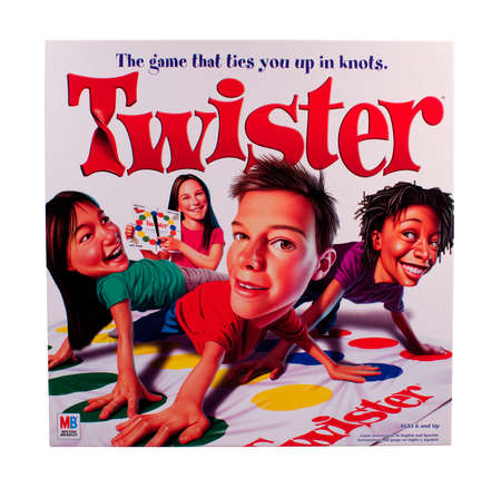 RIVER FALLSWISCONSIN NOVEMBER 212014 Twister Game Box By Milton Bradley RIVER FALLSWISCONSIN NOVEMBER 212014 Twister Game Box By Milton Bradley