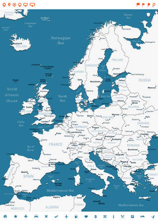 europe map clipart