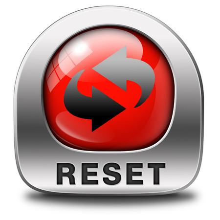 reset icon start again or refresh button refresh or redo sign stock