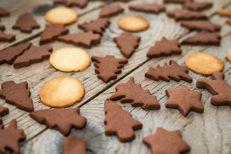 christmas gingerbread cookies with different shapes over a vintage wooden table stock photo 83339033 - Christmas Gingerbread christmas gingerbread cookies with different shapes over a vintage wooden table stock photo 83339033 - Christmas Gingerbread
