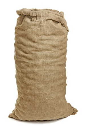 Bag of gold coins: Bao Full lớn bị cô lập trên nền trắng