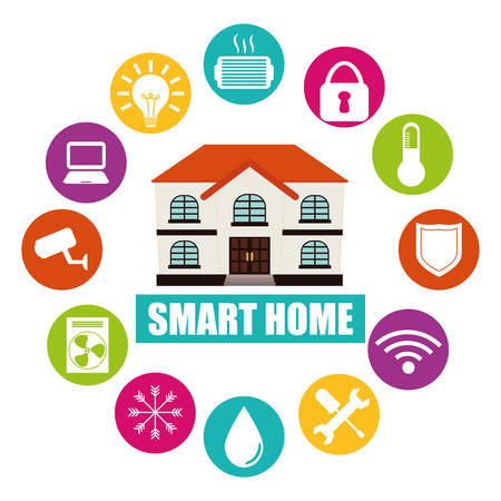 smart home design, vector illustration eps10 graphic royalty free smart home design, vector illustration eps10 graphic royalty free