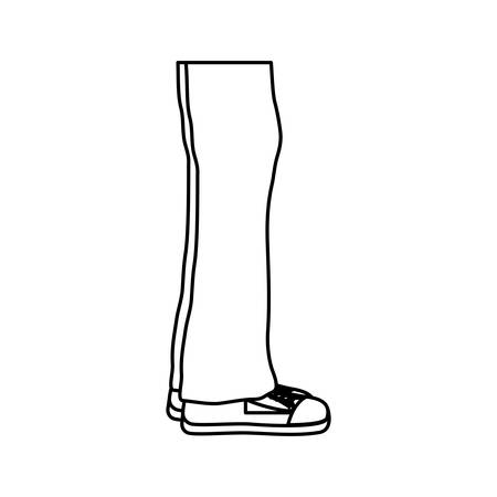 男のズボンとスニーカーのアイコン ベクトル イラスト グラフィック デザインのイラスト素材 ベクタ Image 7777