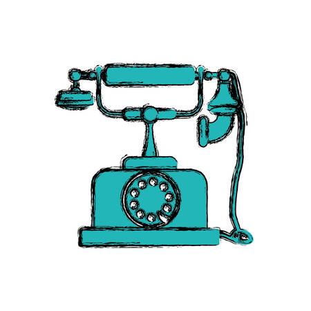 ビンテージ アンティーク電話アイコン ベクトル イラスト グラフィック デザインのイラスト素材 ベクタ Image 74820058