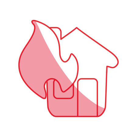 焦げたシルエット緊急船舶と危険災害ベクトル イラストのイラスト素材 ベクタ Image