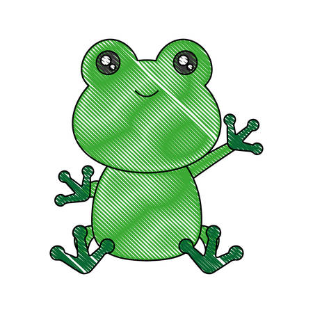 カエル アイコン白地カラフルなデザインのかわいいカップル ベクトル イラスト のイラスト素材 ベクタ Image 86