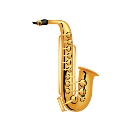 Instrument de saxophone réaliste
