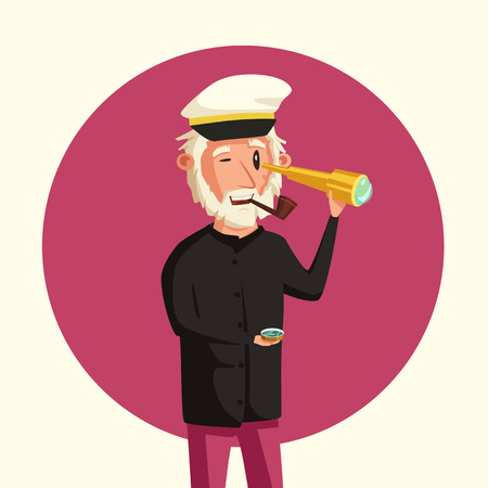 船乗りの男の文字 ベクトル漫画のイラスト 古いキャプテン 幸せな船員です ビンテージ スタイル のイラスト素材 ベクタ Image 船乗りの男の文字 ベクトル漫画のイラスト 古いキャプテン 幸せな船員です ビンテージ スタイル のイラスト素材 ベクタ Image