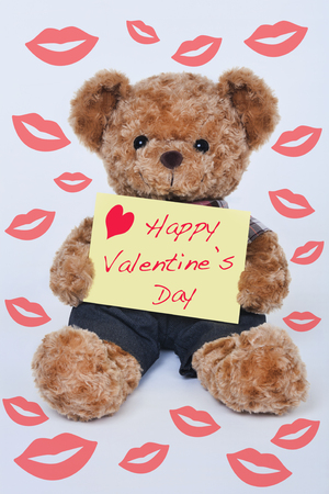 nounours saint valentin