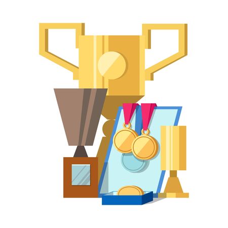 Vector Illustration Of Set Of Awards, Medals, Diplomas And Award.. Royalty Free Cliparts, Vectors, And Stock Illustration. Image 58720442.