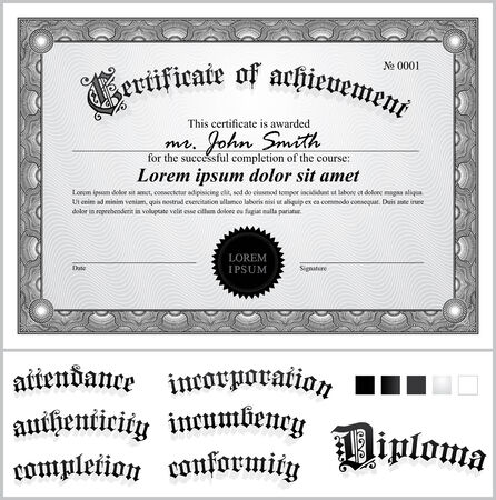 certificados en blanco