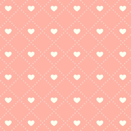 明るい背景にシームレスなピンクのハート パターンのイラスト素材 ベクタ Image 明るい背景にシームレスなピンクのハート パターンのイラスト素材 ベクタ Image