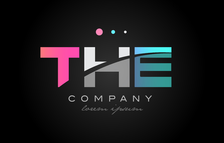 THE T H E Three 3 Letter Logo bination Alphabet Vector Creative THE T H E Three 3 Letter Logo bination Alphabet Vector Creative