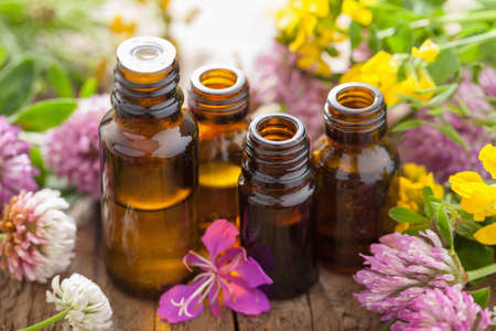 essential oils and medical flowers herbs - 33448484