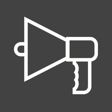 メガホン スピーカー 大声でアイコン ベクトル画像 電気回路の使用もできます 携帯アプリ Web アプリ 印刷メディアに適しています のイラスト素材 ベクタ Image